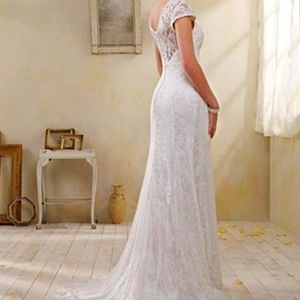 Alfred angelo modern vintage size 8 color ivory